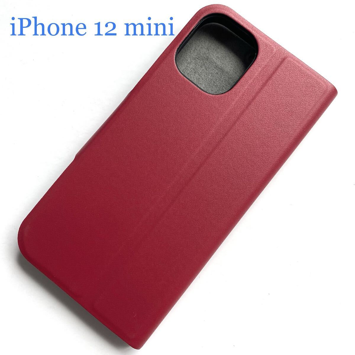 iPhone 12 mini用レザーケース★スリム★磁石★スタンド機能★カード入拍卖