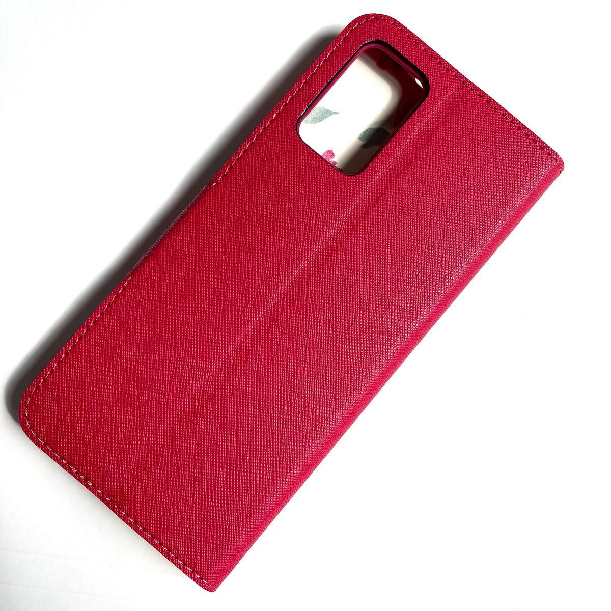 Galaxy A32 5G(SCG08用レザーケース内側花柄スタンド機能カード入★エレコム拍卖