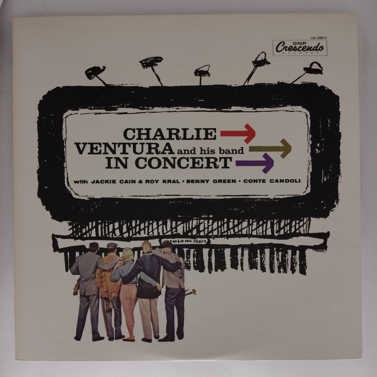 良盤屋◆LP◆Jazz:チャーリー・ヴェンチュラ・イン・コンサート◆Charlie Ventura in Concert◆Bop, Swing◆J-4209拍卖