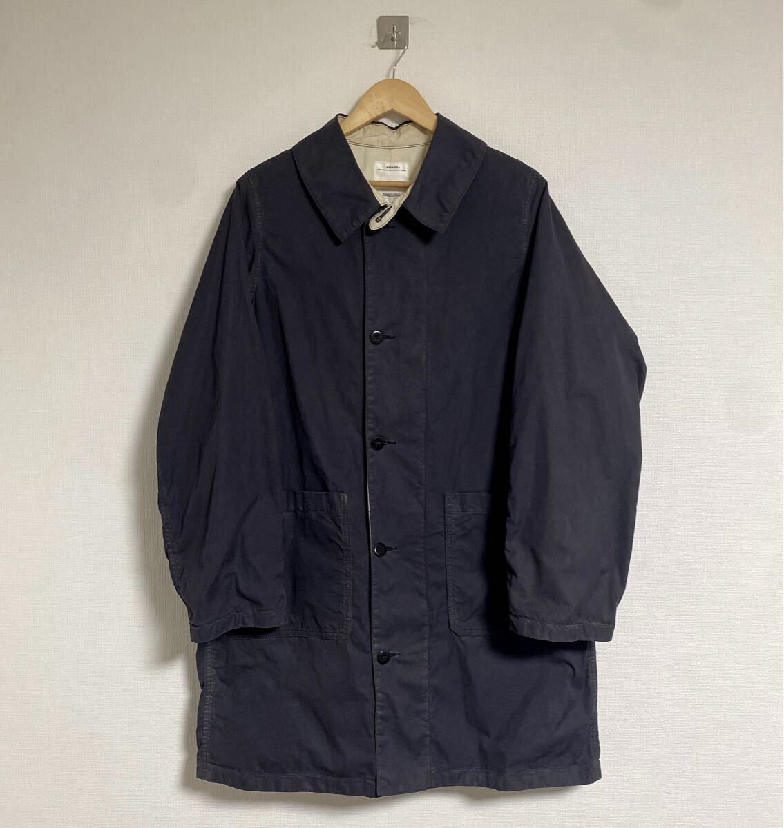 visvim GREASE MONKEY COAT (GIZA C/NY) 泥染め拍卖