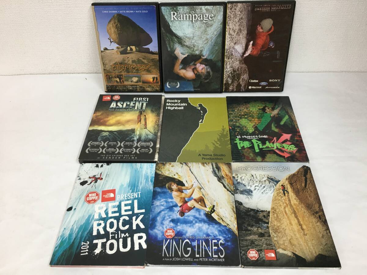◆◇H852 DVD ロッククライミング ボルダリング 9本セット◇◆拍卖