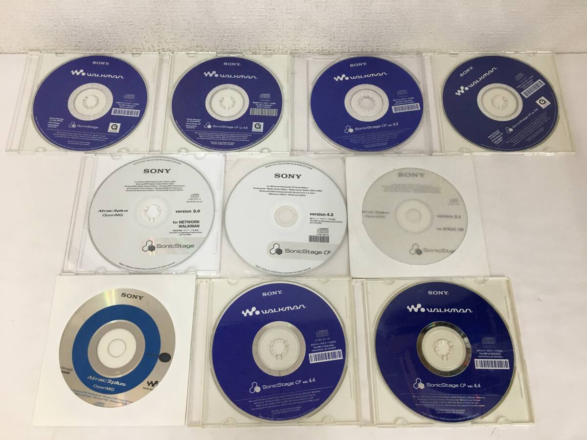 ◆◇H890 SONY WALKMAN ソニー ウォークマン ソフトウェア CD-ROMディスクのみ 10本セット◇◆拍卖