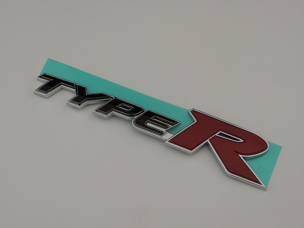 HONDA ホンダ純正 TYPE-R タイプR 用 バックドアエンブレム 約148mm×31mm シビック CIVIC FD2 流用 レッド 赤 ブラック 黒拍卖