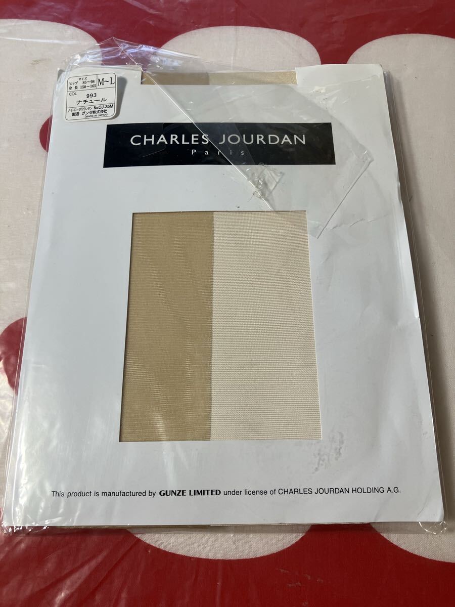 袋破れ charles jourdan paris パンティストッキング M-L ナチュール パンスト panty stocking シャルル ジョルダン拍卖