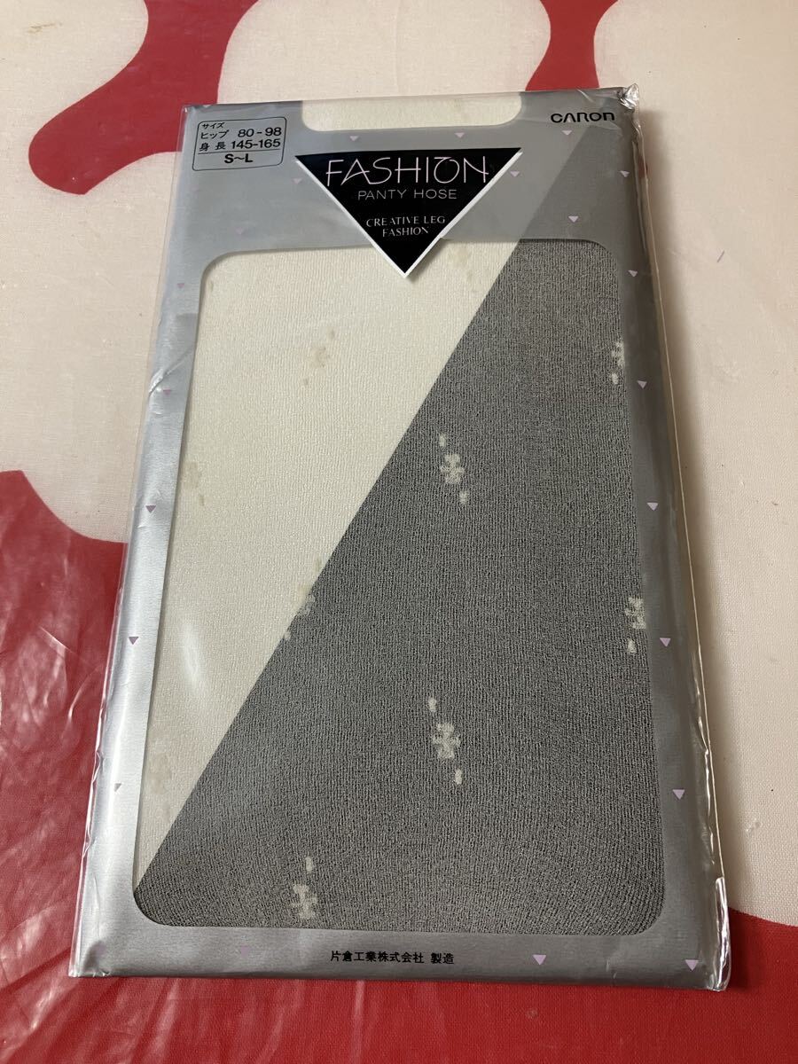 カタクラ caron fashion panty hose ベージュ パンスト パンティストッキング 柄 模様 デザイン panty stocking ホース 拍卖