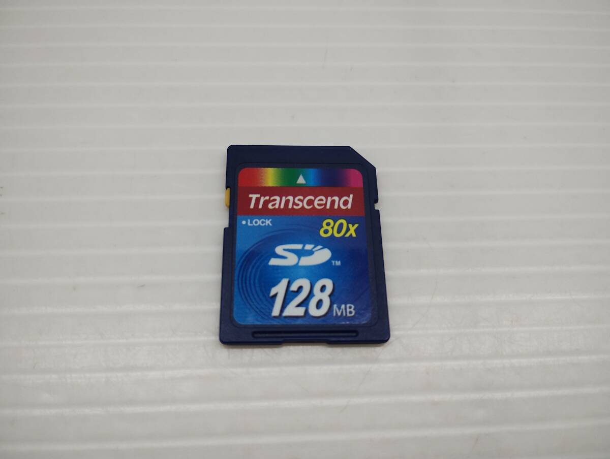 128MB メガバイト Transcend フォーマット済み SDカード メモリーカード拍卖