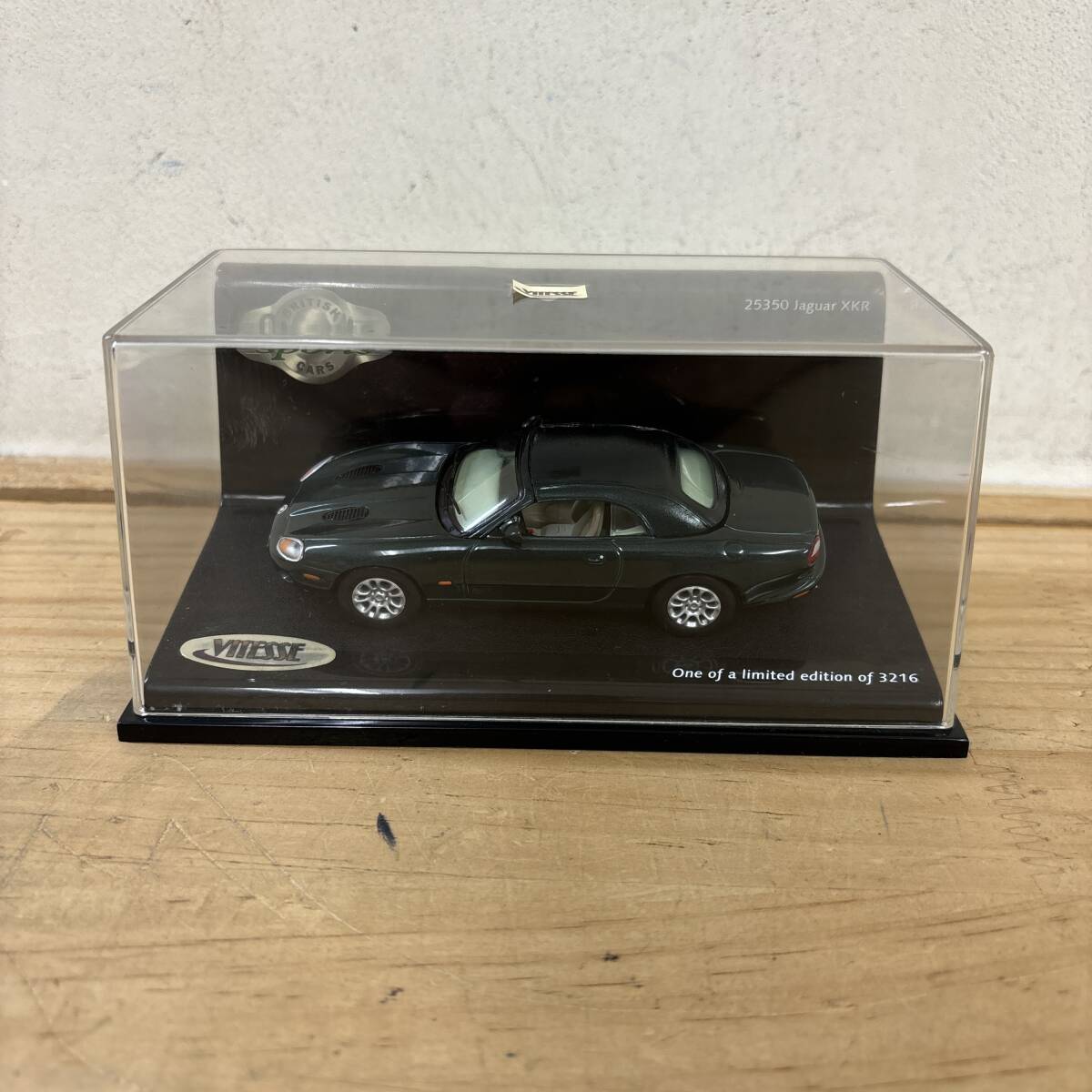 A12♪『VITESSE ビテス ミニカー 1/43 25350 Jaguar XKR』ジャガー ミニチュアモデル 模型車 深緑 最高出力375ps 250904拍卖