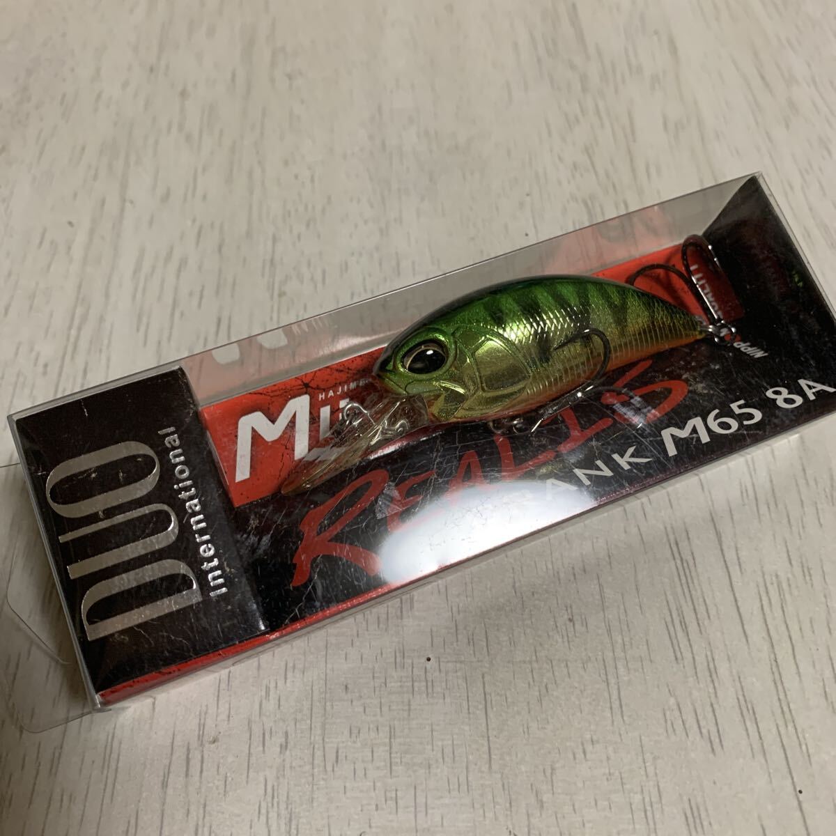 X★ 新品 DUO レアリスクランク M65 8A レアリス (パーチ) クランクベイト 拍卖