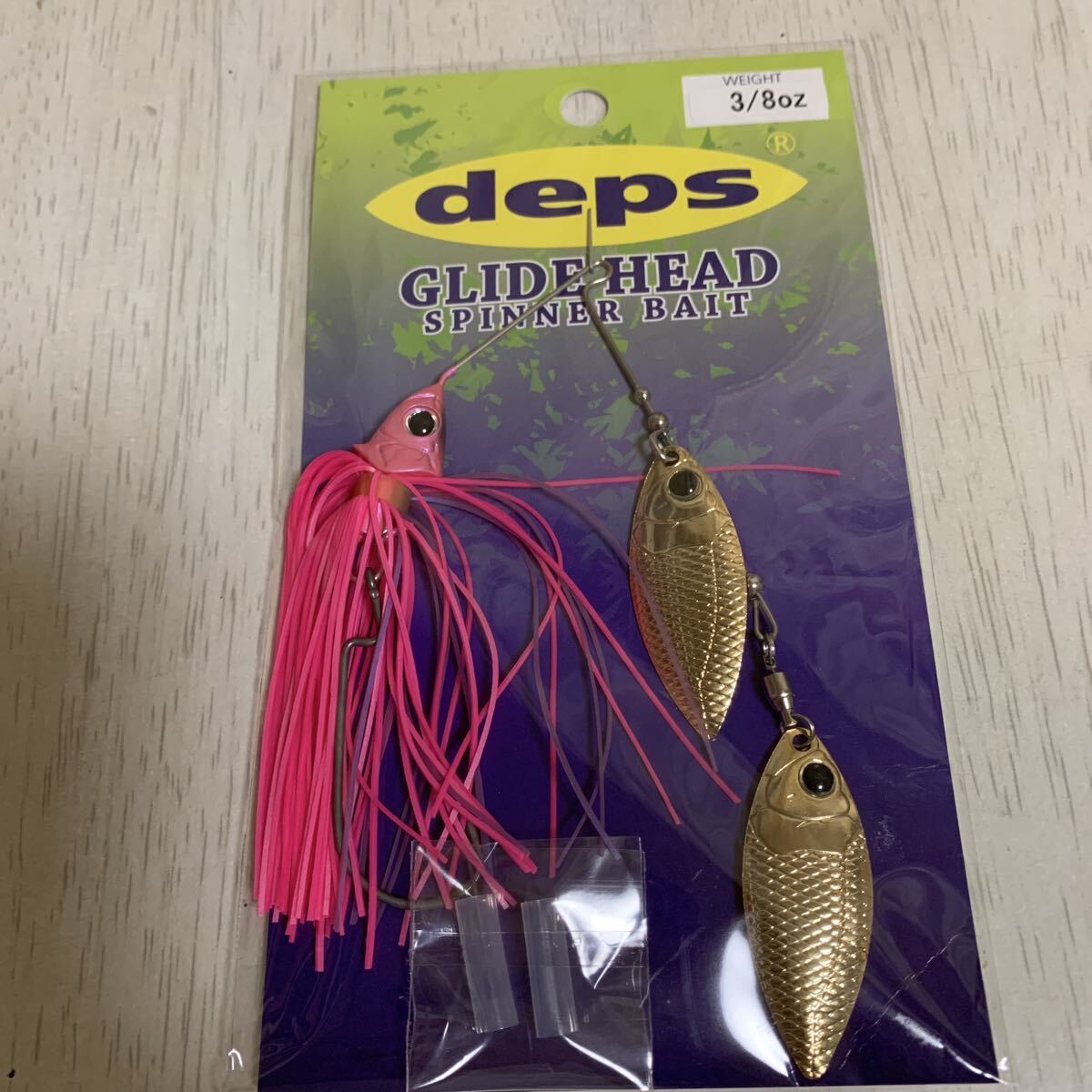 X deps デプス グライドヘッド 3/8oz (バブルガムプロブルー) GHスピナーベイト 拍卖