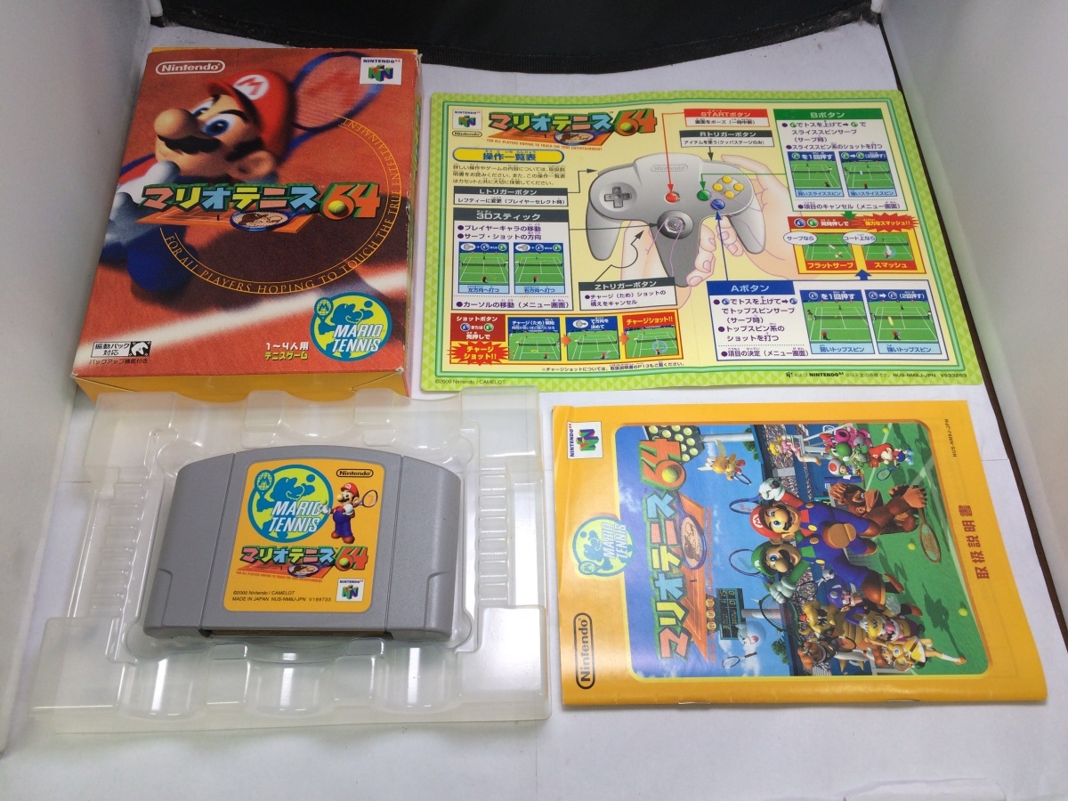 中古AB★特設/マリオテニス64★NINTENDO64ソフト拍卖
