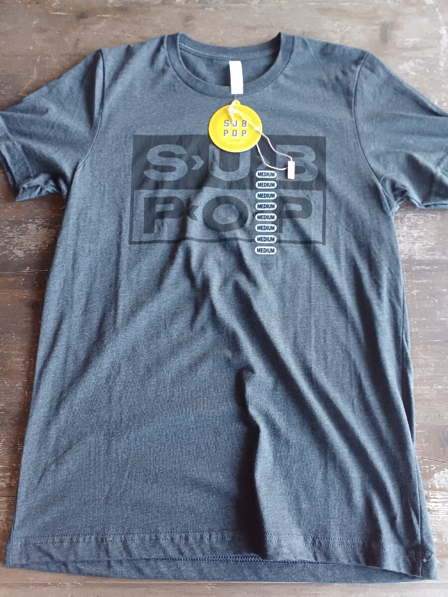 【SUB-POP 】Tシャツ Mグレー 現地シアトル買付品拍卖