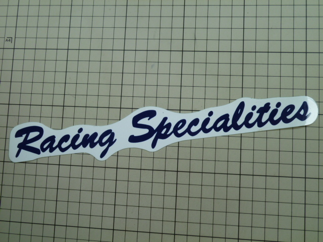 希少 正規品 Racing Specialities ステッカー 当時物 です(260mm×38mm) Arai アライ ヘルメット レーシング スペシャリティーズ拍卖