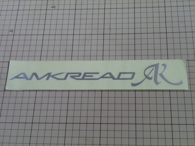【希少】正規品 AMKREAD ステッカー 当時物 です(切文字/265mm×40mm) アムクレイド拍卖