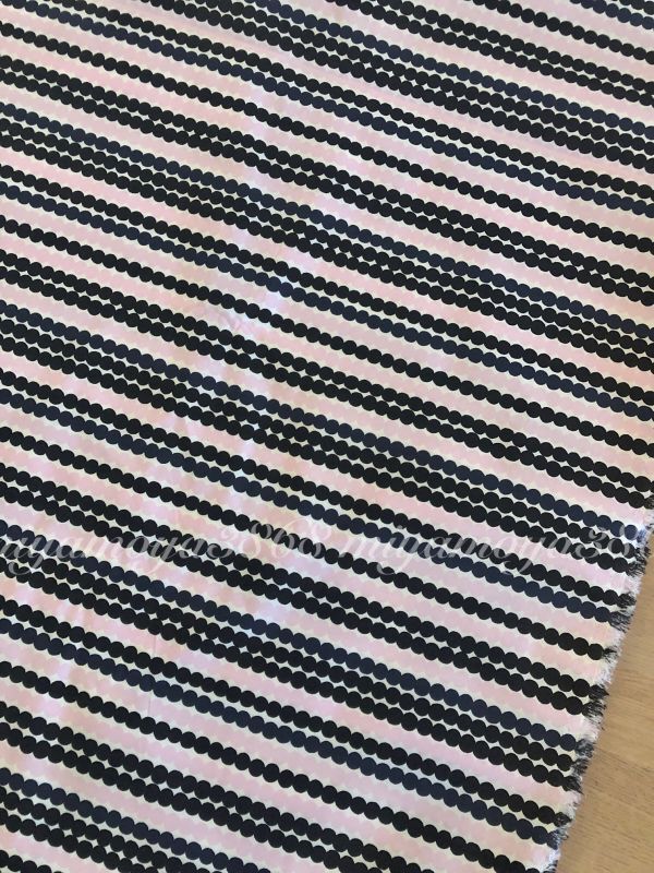 ★ Marimekko マリメッコ 生地 ファブリック MINI RASYMATTO ミニラシィマット ピンク 100cm ★拍卖