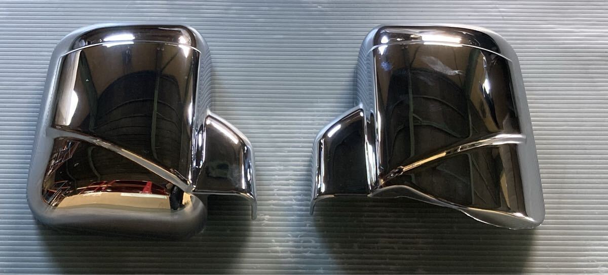 キズ有り特価! ダイハツ 500系 ハイゼット ドアミラーメッキカバー (R/L) 軽トラ メッキ パーツ 電動格納ミラー非対応拍卖
