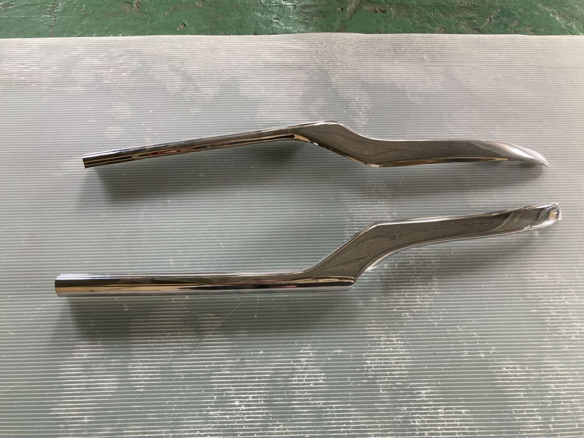 キズ有り特価! 試作品 ダイハツ 500系前期 ハイゼット フロントスポイラーメッキガーニッシュ(R&L) 軽トラ メッキ パーツ拍卖