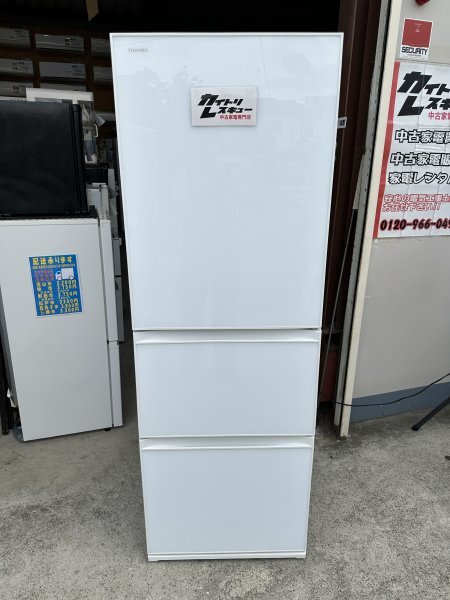 TOSHIBA 東芝 2020年 GR-S36SXV(EW) 363L 3ドア 冷凍冷蔵庫 自動製氷 ガラスドア拍卖