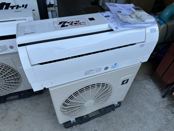 シャープ SHARP 2022年 2.2kw 6畳用 冷暖房 ルームエアコン AY-P22F プラズマクラスター 自動フィルター清掃 ①拍卖
