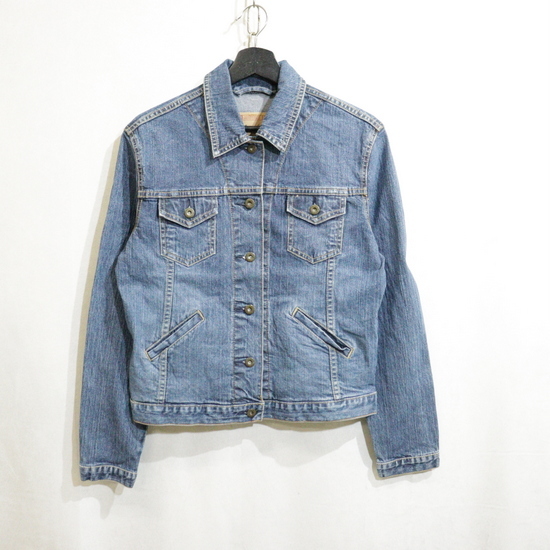 P223 2005年製ビンテージ リーバイス Levis デニムジャケット■00s 表記Mサイズ レディース Gジャン ブルー アメカジ ストリート 古着 激安拍卖