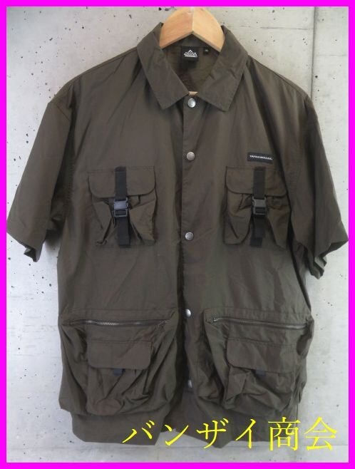 【送料300円可】1090b16◆良品です◆TARAS BOULBA タラスブルバ アウトドア 半袖シャツジャケット M/マウンテンパーカー/パンツ/ベスト拍卖