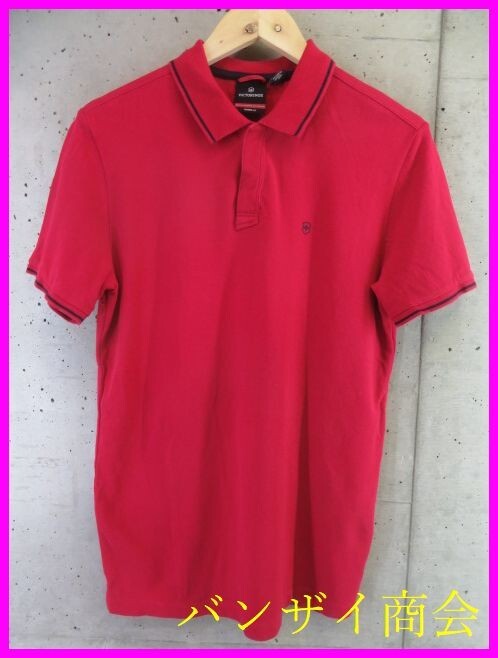 【送料300円可】1090b8◆人気です◆VICTORINOX ヴィクトリノックス 半袖ポロシャツ S/ジャケット/ナイフ/ブルゾン/パンツ/ベスト/ゴルフ拍卖