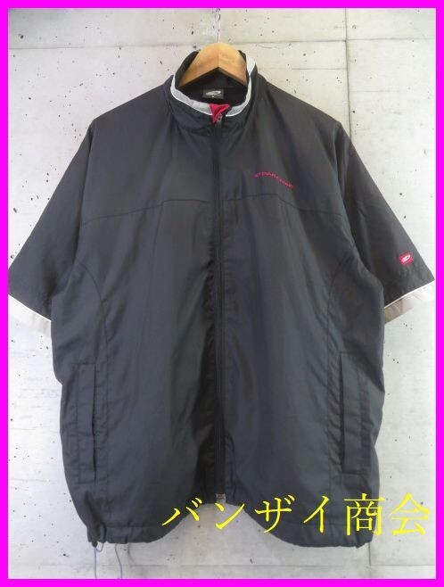 【送料300円可】5090b4◆良品◆Paradiso パラディーゾ 裏地メッシュ 半袖ゴルフジャケット L/ウインドブレーカー/ベスト/ポロシャツ/パンツ拍卖