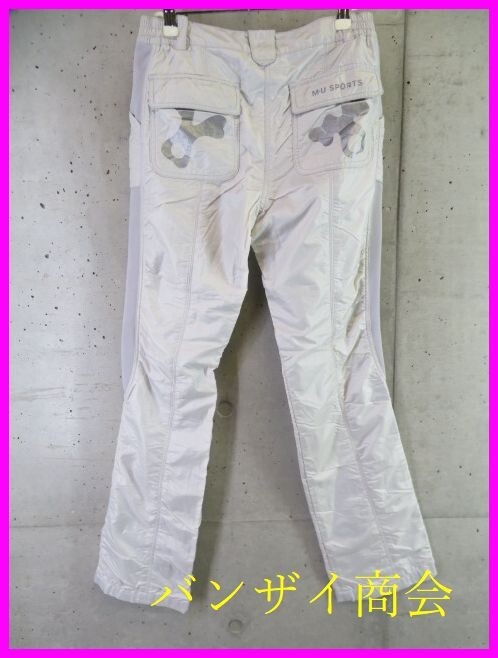9090b15◆良品です◆M・U SPORTS エムユースポーツ ミエコウエサコ ナイロンゴルフパンツ 40/ゴルフジャケット/ポロシャツ/パンツ/ベスト拍卖
