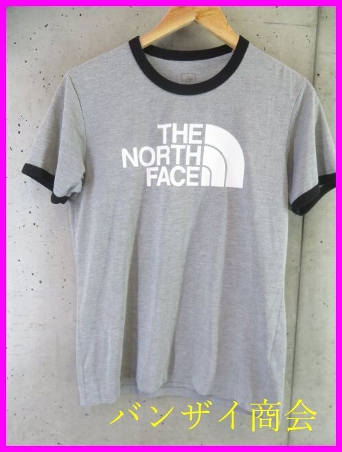 【送料300円可】3190b2◆美品です◆吸汗速乾◆THE NORTHFACE ノースフェイス リンガーネック 半袖ドライTシャツ M/アウトドアジャケット拍卖