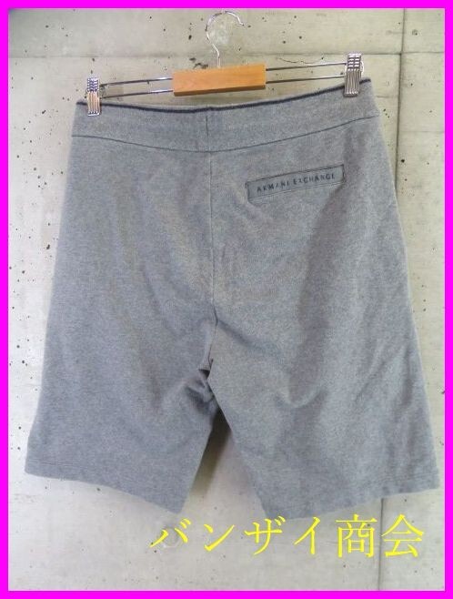 7190s18◆良品です◆A/X◆ARMANI EXCHANGE アルマーニ エクスチェンジ スウェット地 ショートパンツ M/ハーフパンツ/ショーツ/ジョルジオ拍卖