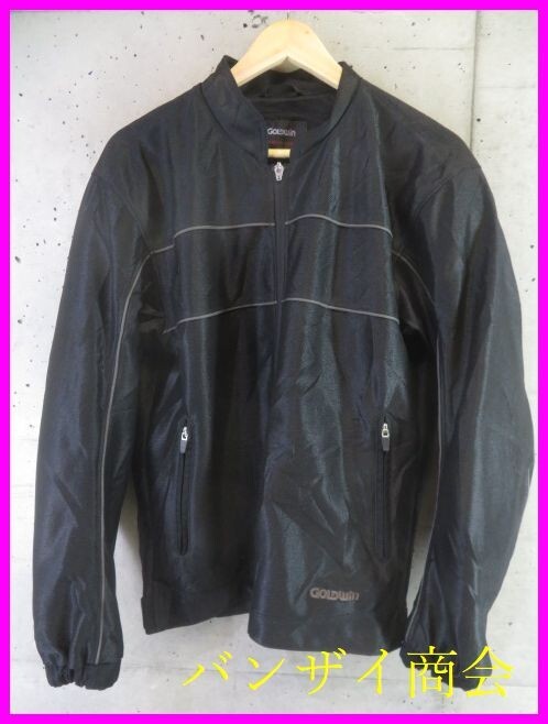 2290b20◆秋のツーリングに◆GOLDWIN ゴールドウィン メッシュライダースジャケット L/ライディング/バイカー/ブルゾン/オートバイバイク 拍卖