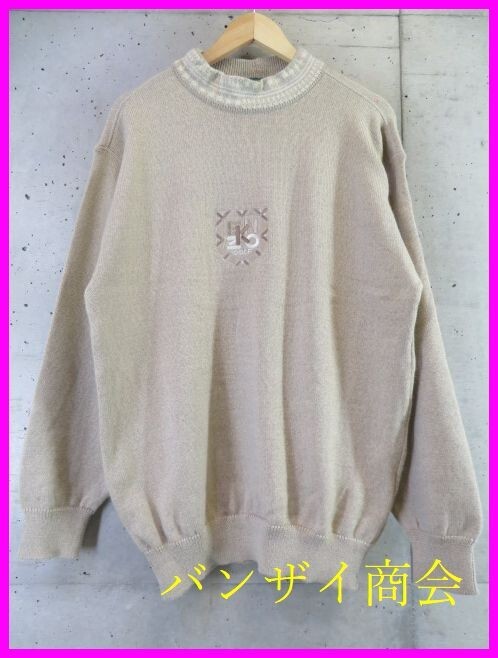 6290b16◆良品です◆日本製◆KENZO GOLF ケンゾーゴルフ ハイネック ウールニットセーター 4/ポロシャツ/パンツ/ベスト/ジャケット拍卖