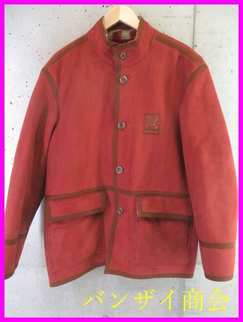 0390b22◆美品◆GREENCLUBS グリーンクラブ バックスバニー 裏地ファー スエードジャケット 3/ブルゾン/カステルバジャック/ニットセーター拍卖