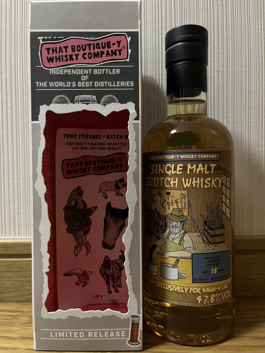 【リンクウッド 18年 バッチ10】LINKWOOD 18yo BATCH 10・ブティック ウイスキー・BOUTIQUE-Y WHISKY・47.8%・500ml拍卖