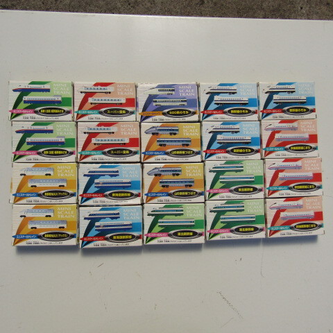【埼玉発】【20個まとめ売り】森永 スポーツマンクラブキャラメル ミニスケールトレイン 新幹線 ほぼ未使用品 食玩 おまけ★7-0930-1拍卖
