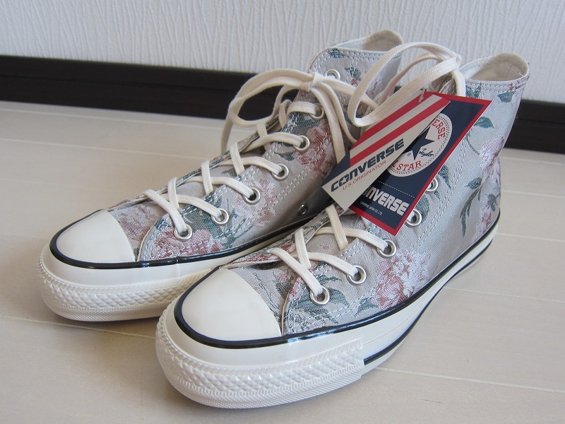 新品 未使用 CONVERSE ALL STAR US ORIGINATOR HI コンバース オールスター オリジネーター ハイカット 25cm フラワー 花柄拍卖