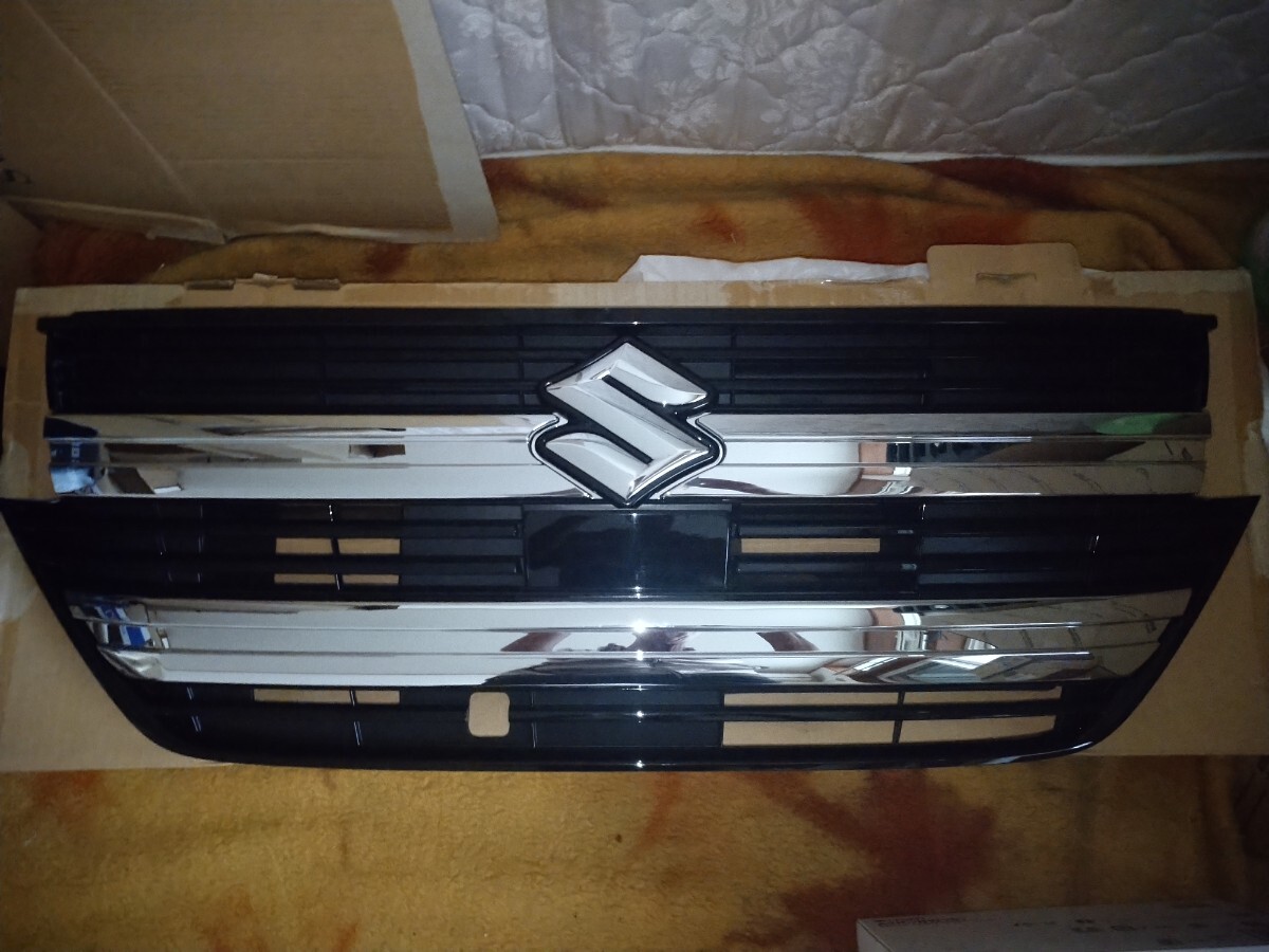 【新車外し】スズキ純正 スペーシア カスタム フロントグリル 2024/12登録車から取り外し MK54S MK94S SUZUKI SPACIA CUSTOM拍卖