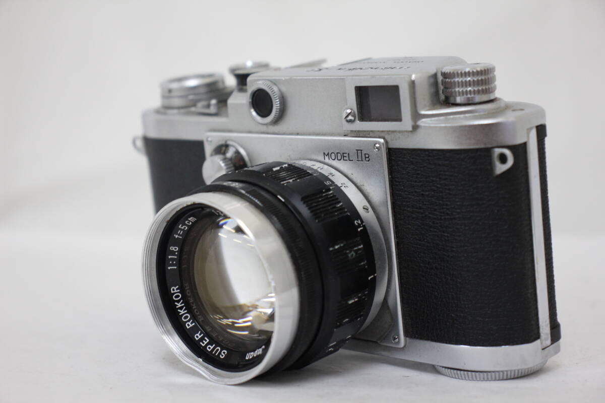 【訳あり品】 ミノルタ Minolta-35 MODEL II B SUPER ROKKOR 5cm F1.8 ボディレンズセット e2640拍卖