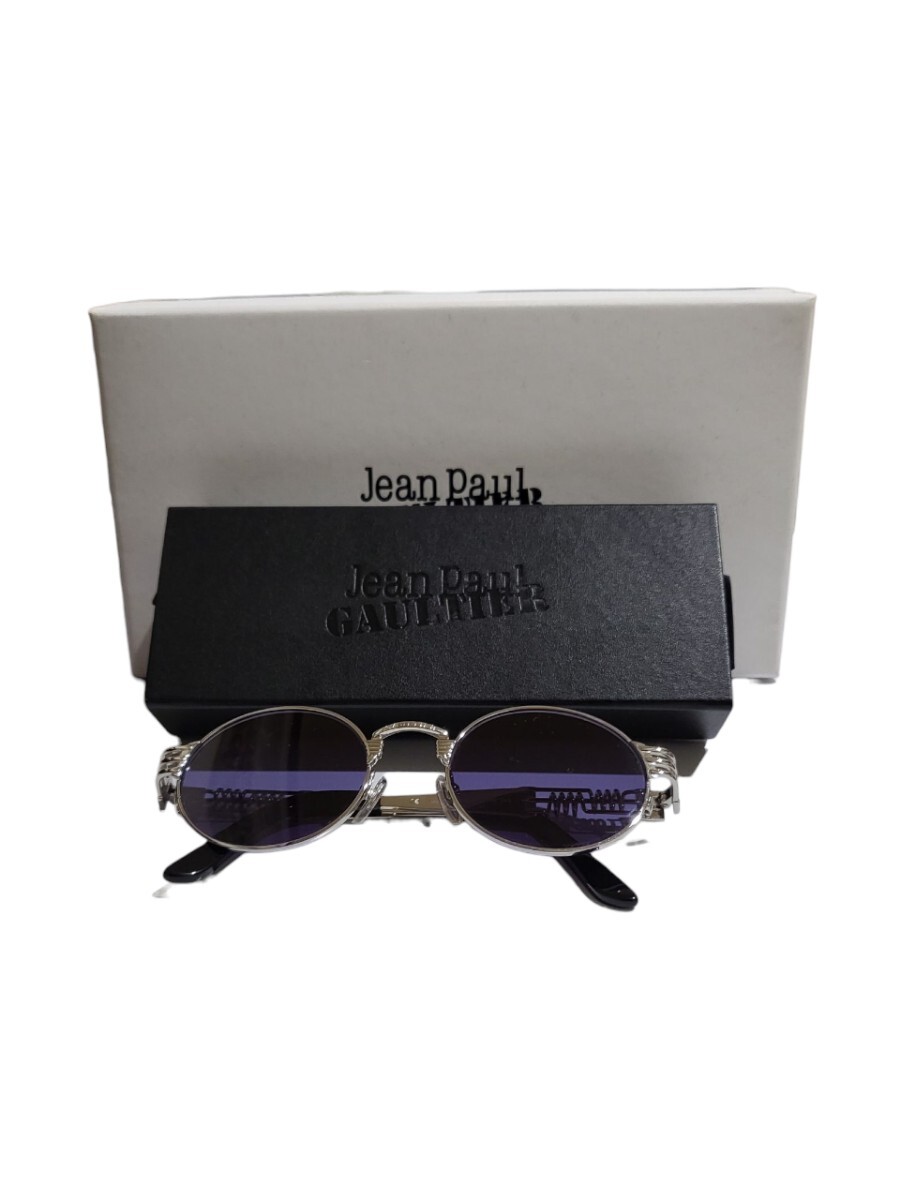 ジャンポールゴルチエ シルバー56-6106 ブルー サングラス アイウェア拍卖