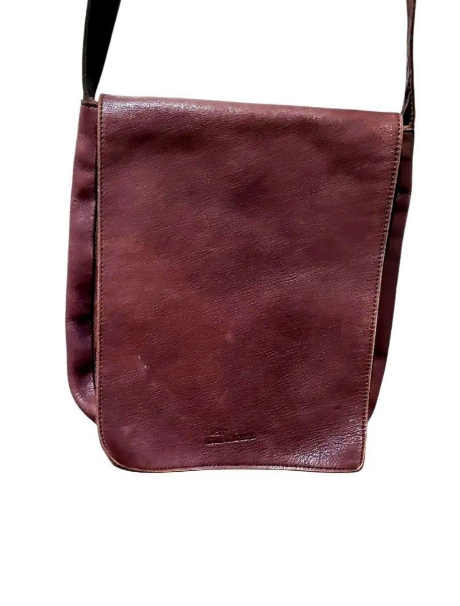 ジャンポールゴルチエ バーガンディー ショルダーバッグ レザー バッグ 斜め掛け拍卖