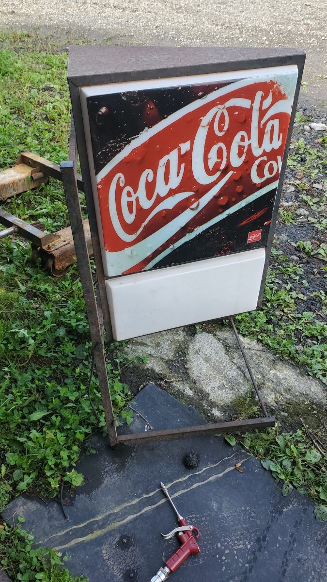 コカコーラ 電飾看板 あんどん 行灯 アンティーク ビンテージ拍卖
