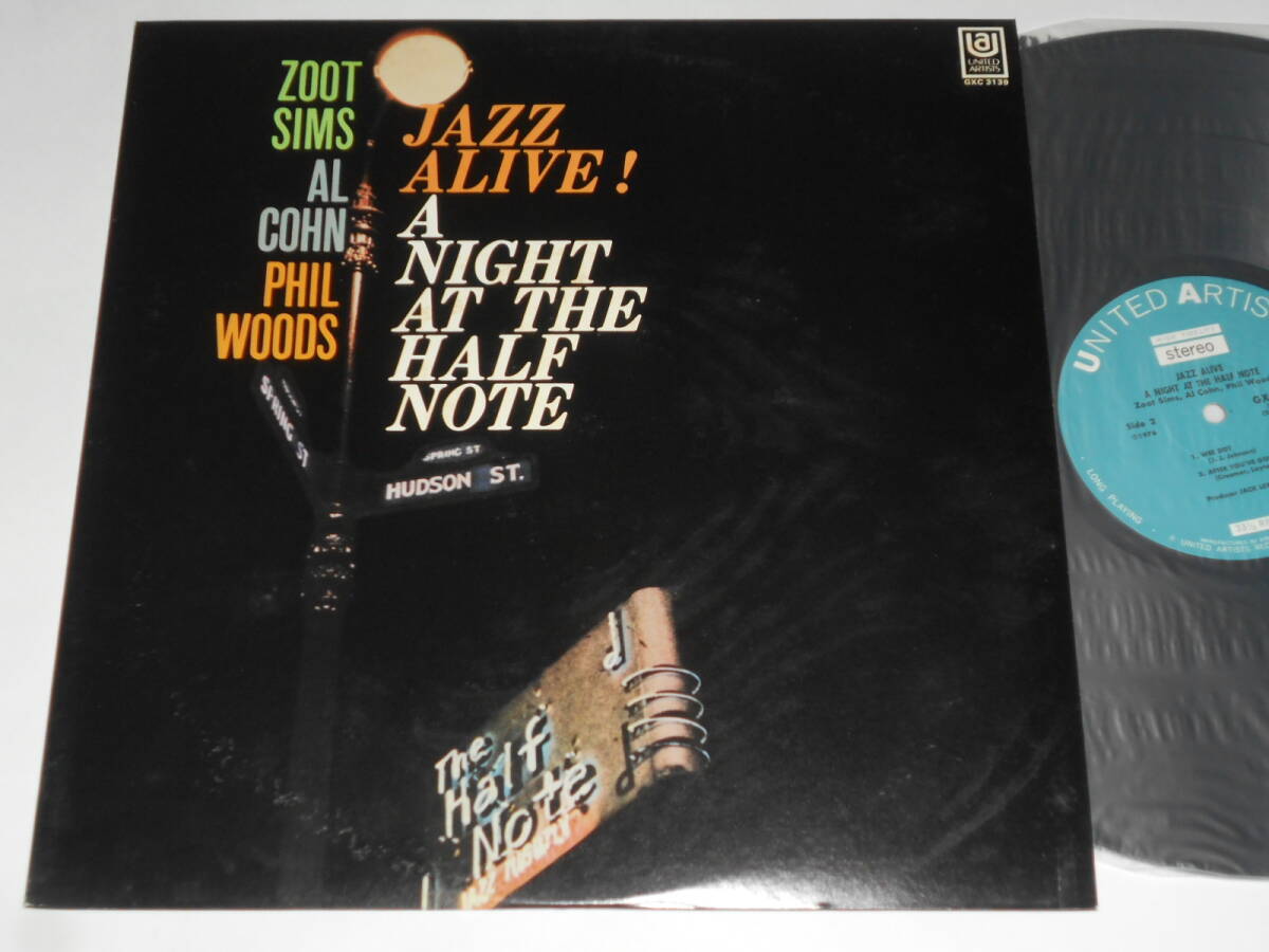 Jazz Alive...A Night At The Half Note/Zoot Sims,Al Cohn,Phil Woods(United Artists日本盤)拍卖