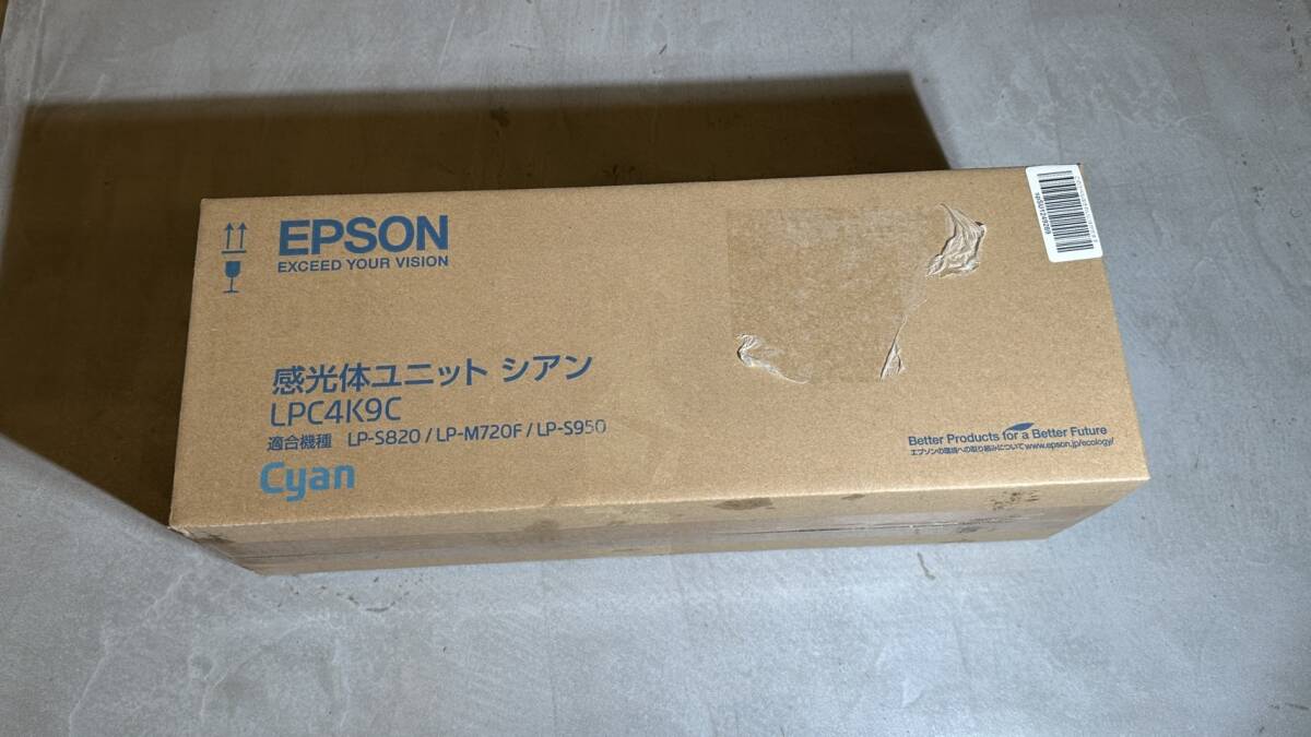 ★新品未開封品★EPSON★純正★感光体ユニット★LPC4K9C★シアン★ エプソン LP-S950・LP-M720F・LP-S820用拍卖