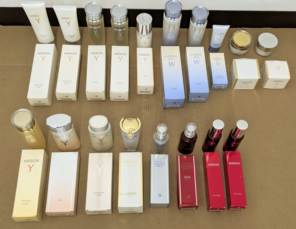 エイボン ミッション クレンジング ローション ミルク クリーム セラム ホワイト エッセンス 洗顔 化粧水 乳液 美白 保湿 AVON MISSION拍卖