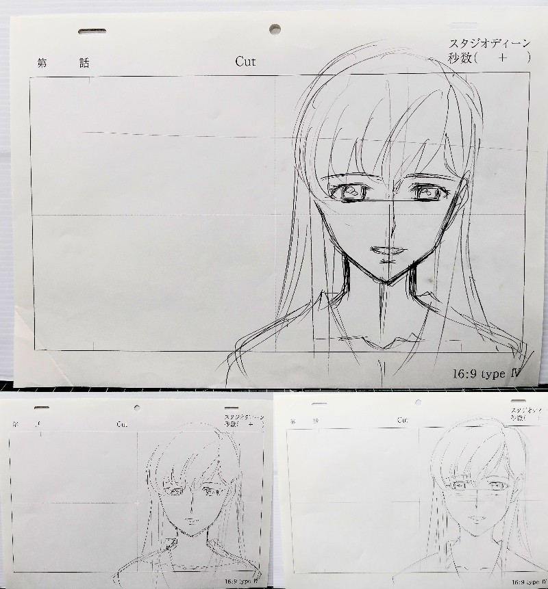 希少 マリア様がみてる 3rdシーズン 第1話 子羊たちの休暇 ラフ原画 3枚セット ラフ原/原画/レイアウト/セル画の原画●H5317拍卖