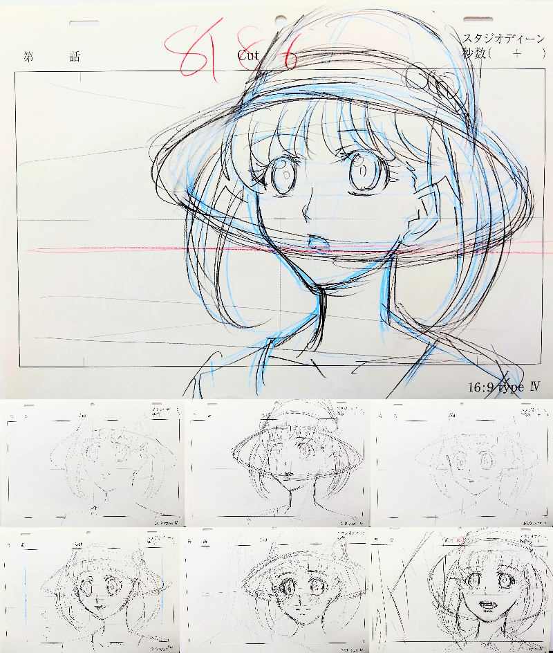 希少 マリア様がみてる 3rdシーズン 第1話 子羊たちの休暇 ラフ原画 7枚セット ラフ原/原画/レイアウト/セル画の原画●H5317拍卖