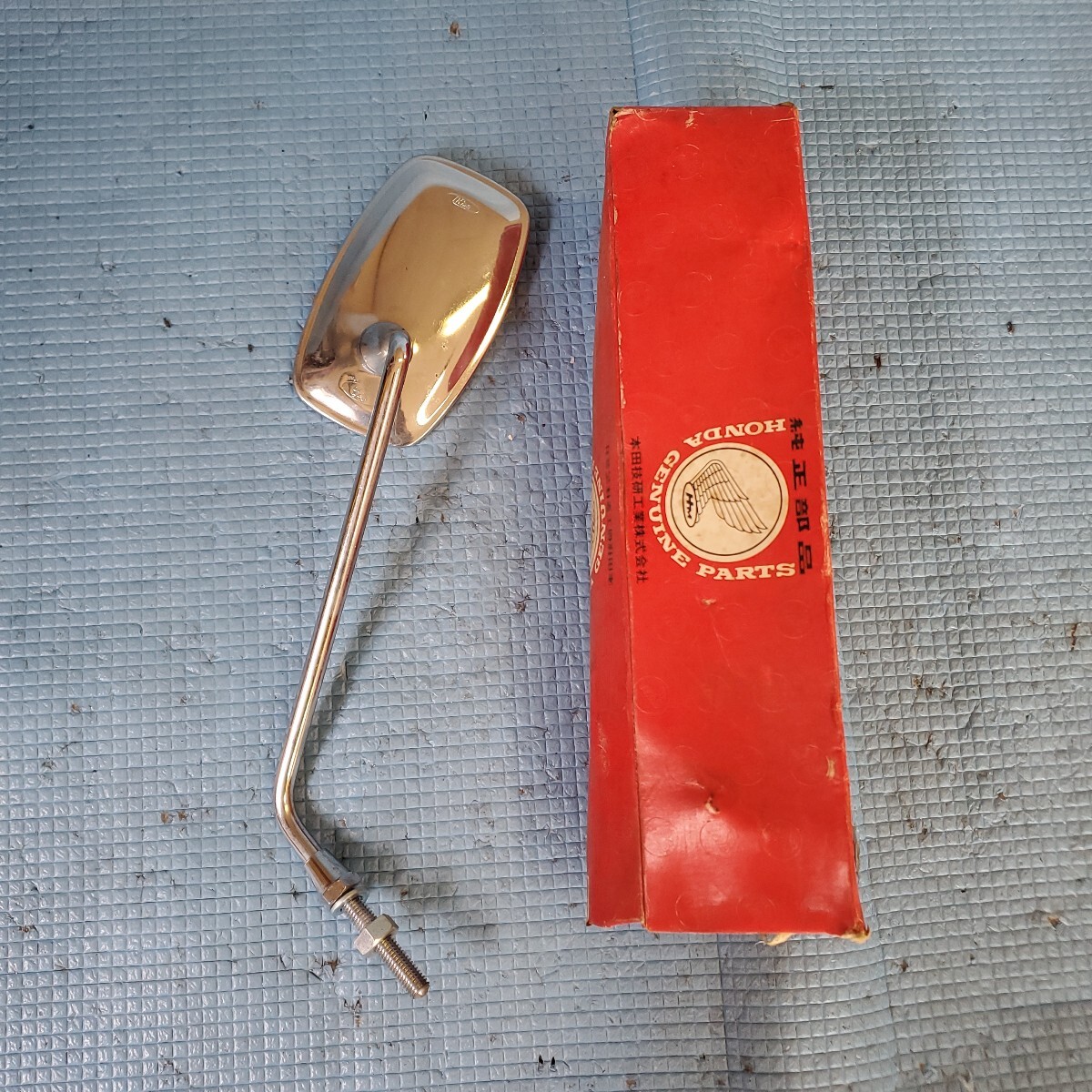 ホンダ純正 ミラー 左 新品 スーパーカブ C100 C65 C50 当時物 希少 廃盤拍卖