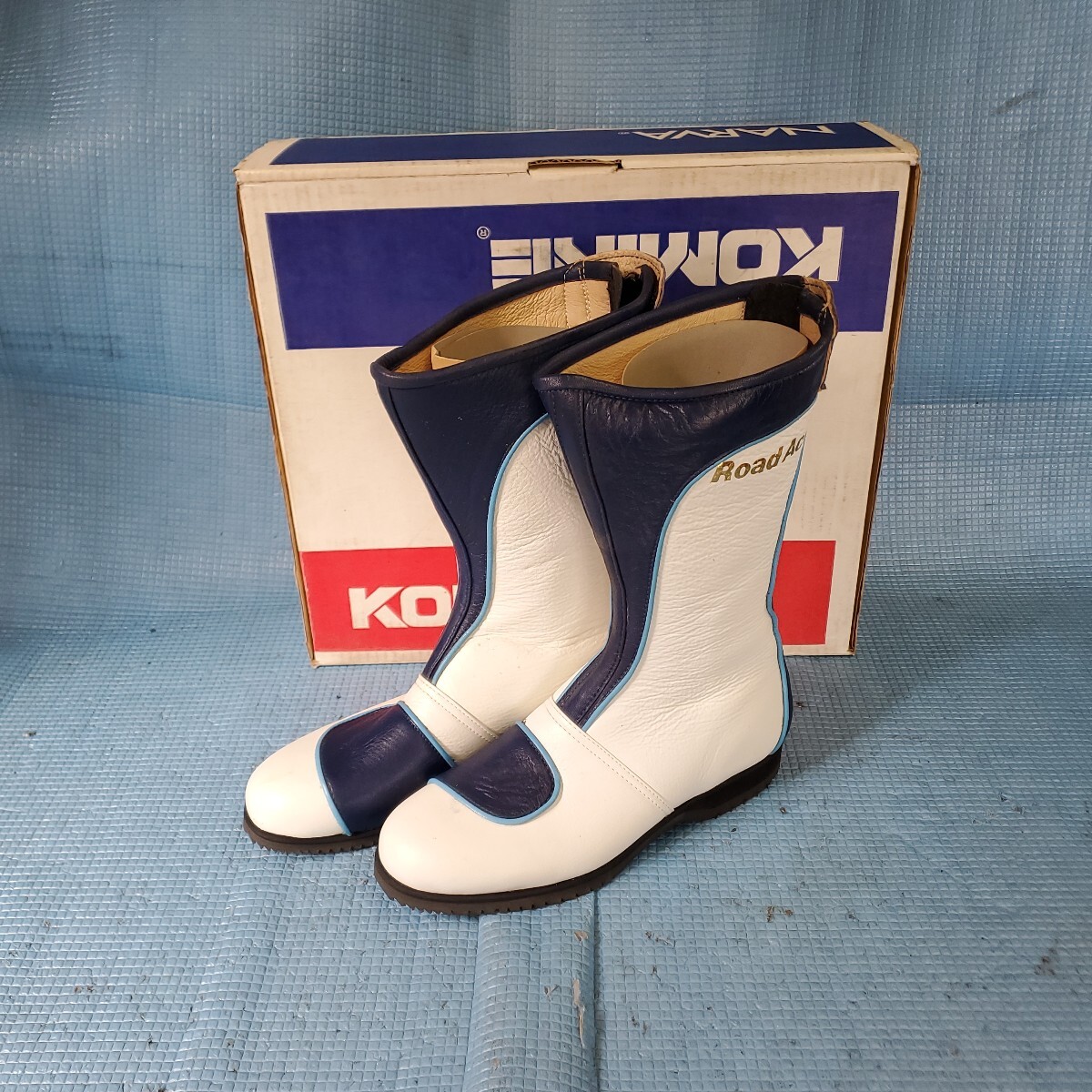 コミネ ロードエース レーシングブーツ 当時物 希少 CBX400F CBR400F CB250T CB400F GS400 GSX400E Z750RS Z400FX Z400GP KH400 XJ400 RZ拍卖