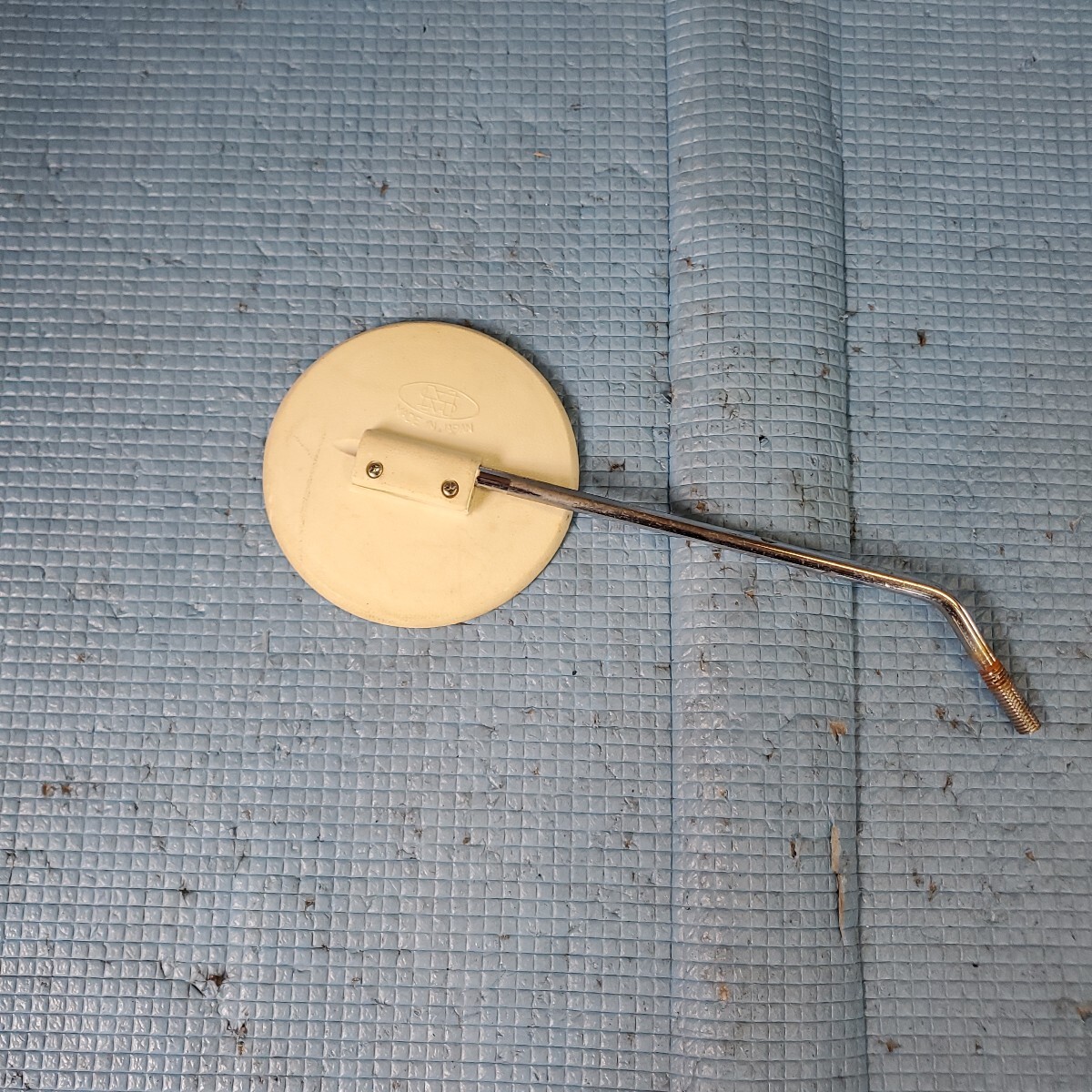 ホンダ純正 ミラー 白 当時物 希少 廃盤 ロードパル モトコンポ ハミング モンキー ゴリラ リトルホンダ 拍卖