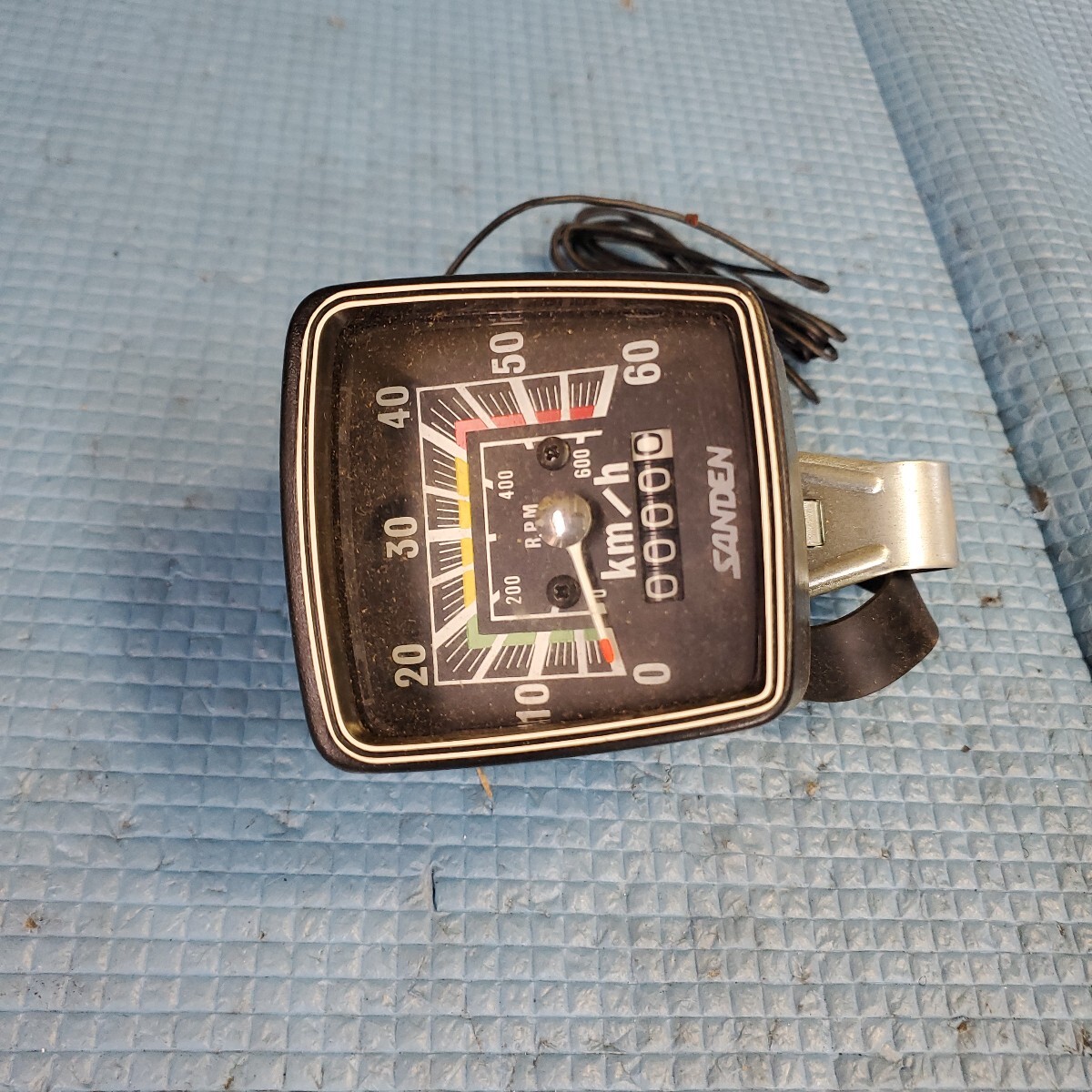 サンデン サイクルメーター 当時物 レトロ ビンテージ ブリヂストン ミヤタ ツノダ 丸石 セキネ スーパーカー デコチャリ フラッシャー拍卖