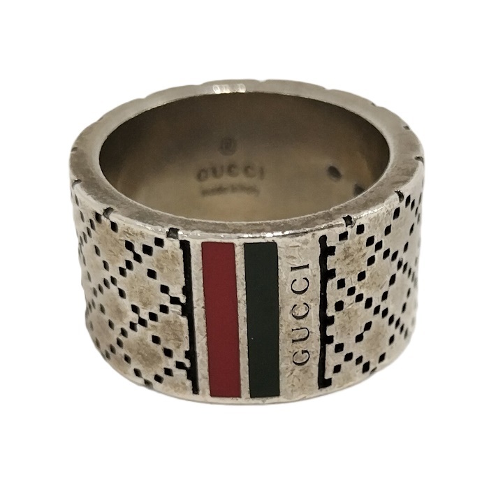 GUCCI リング ディアマンティッシマ シェリーライン SV925 シルバー 表記サイズ16拍卖
